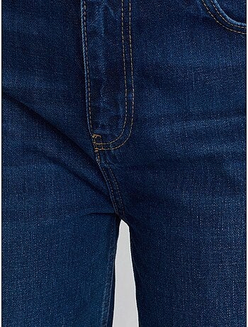 DILVIN Jean Large En Denim De Coton À Taille Haute