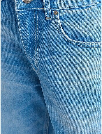 DILVIN Jean Large En Denim De Coton À Taille Haute