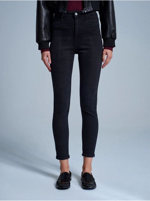 DILVIN Jean Skinny Taille Haute - Kiabi DILVIN Jean Skinny Taille Haute - Kiabi