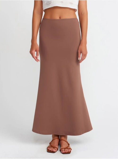 DILVIN Jupe Longue Évasée À Taille Haute - Kiabi DILVIN Jupe Longue Évasée À Taille Haute - Kiabi