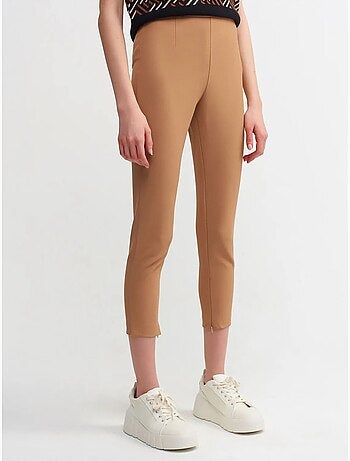 DILVIN Legging Capri Taille Haute