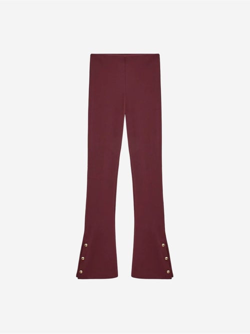 DILVIN Legging évasé taille haute avec bouton - Kiabi DILVIN Legging évasé taille haute avec bouton - Kiabi