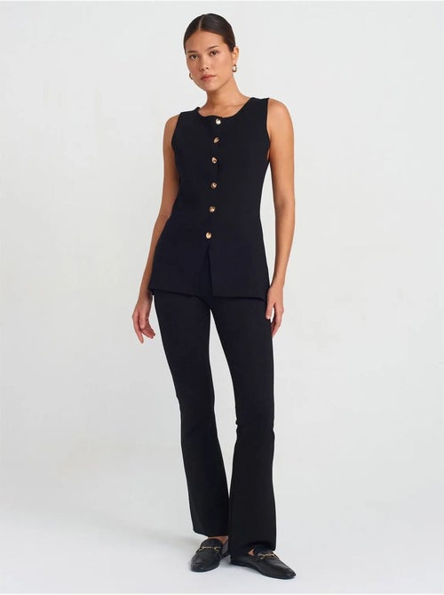 DILVIN Legging Évasé Taille Haute - Kiabi