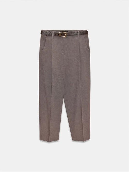 DILVIN Pantalon Droit Avec Ceinture - Kiabi DILVIN Pantalon Droit Avec Ceinture - Kiabi