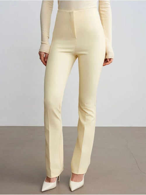 DILVIN Pantalon Droit En Crêpe Pour Femme - Kiabi