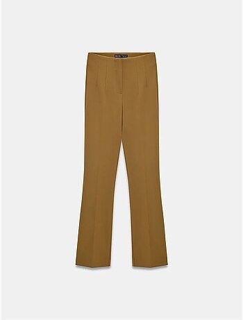 DILVIN Pantalon Droit En Crêpe Pour Femme