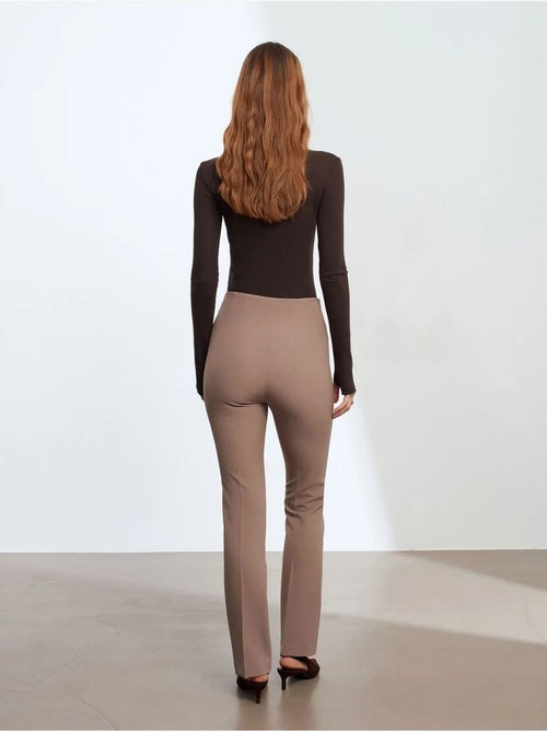 DILVIN Pantalon Droit En Crêpe Pour Femme - Kiabi