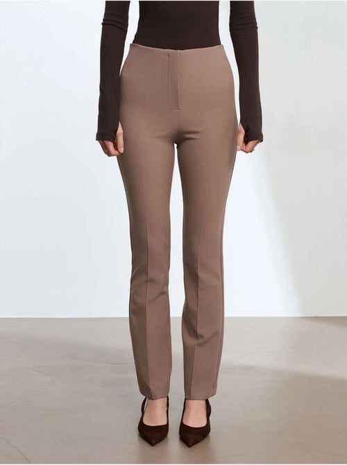 DILVIN Pantalon Droit En Crêpe Pour Femme - Kiabi