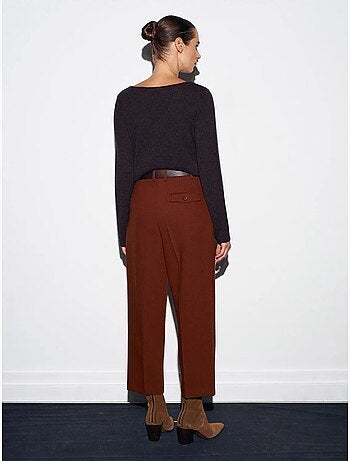 DILVIN Pantalon Droit Tailleur Femme