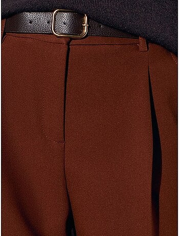 DILVIN Pantalon Droit Tailleur Femme