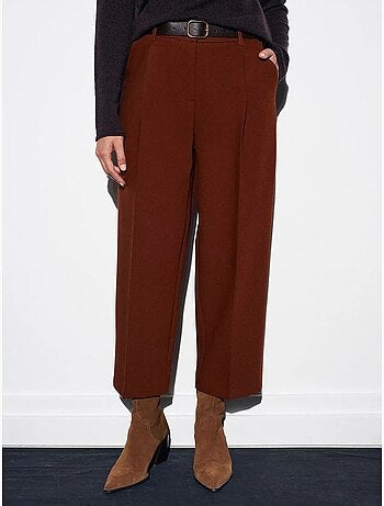 DILVIN Pantalon Droit Tailleur Femme