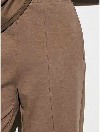 DILVIN Pantalon En Maille À Jambe Large