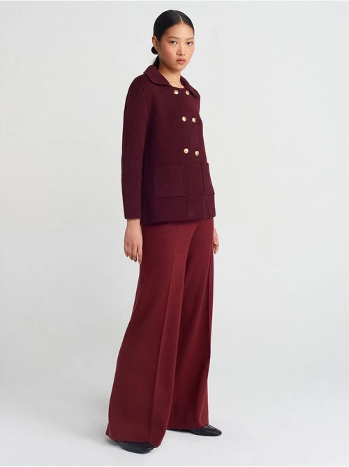 DILVIN Pantalon En Maille À Jambe Large Femme - Kiabi DILVIN Pantalon En Maille À Jambe Large Femme - Kiabi