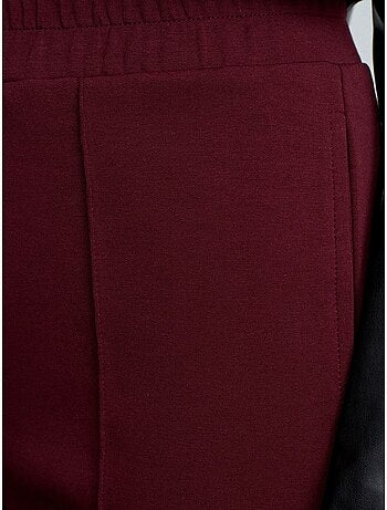 DILVIN Pantalon En Maille À Jambe Large