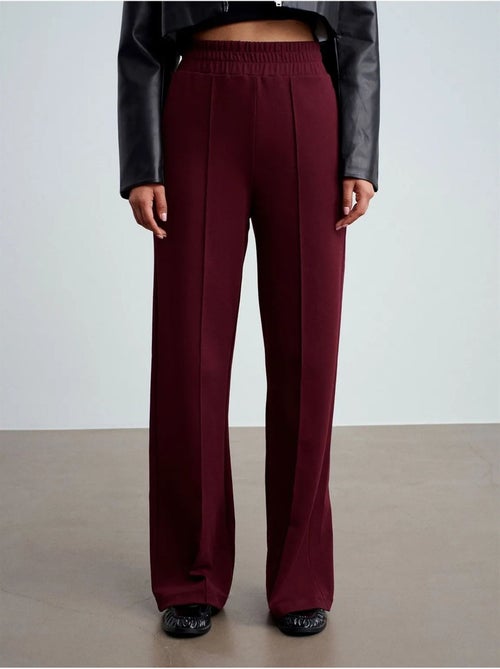 DILVIN Pantalon En Maille À Jambe Large - Kiabi