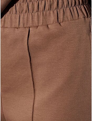 DILVIN Pantalon En Maille À Jambe Large