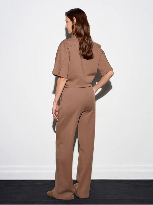 DILVIN Pantalon En Maille À Jambe Large - Kiabi DILVIN Pantalon En Maille À Jambe Large - Kiabi