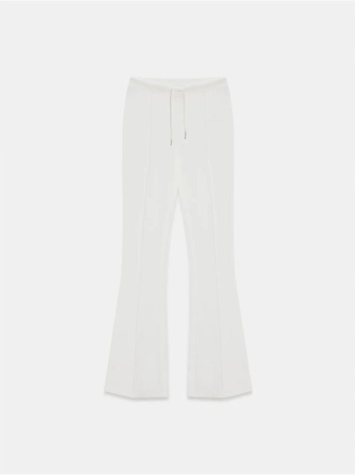 DILVIN Pantalon Évasé En Jersey À Taille Mi-haute Et Lien - Kiabi DILVIN Pantalon Évasé En Jersey À Taille Mi-haute Et Lien - Kiabi