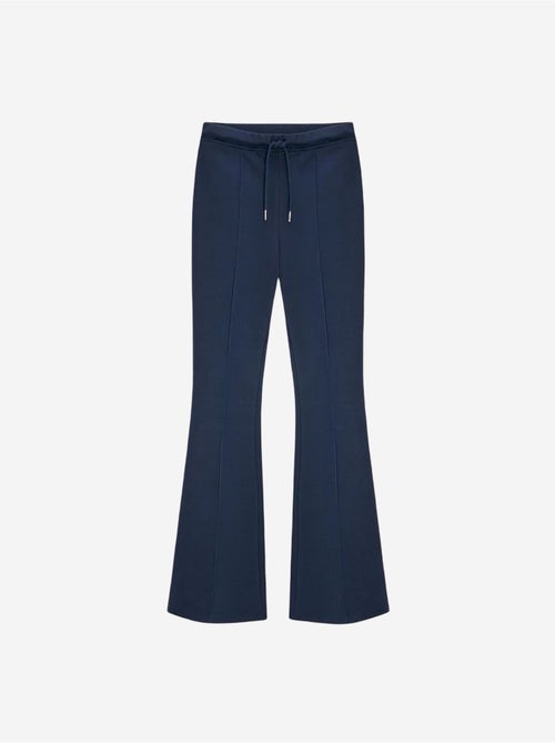 DILVIN Pantalon Évasé En Jersey À Taille Mi-haute Et Lien - Kiabi DILVIN Pantalon Évasé En Jersey À Taille Mi-haute Et Lien - Kiabi
