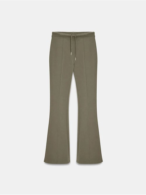DILVIN Pantalon Évasé En Jersey À Taille Mi-haute Et Lien - Kiabi DILVIN Pantalon Évasé En Jersey À Taille Mi-haute Et Lien - Kiabi