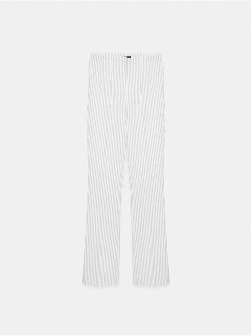 DILVIN Pantalon Évasé Rayé À Taille Haute Et Plis - Kiabi DILVIN Pantalon Évasé Rayé À Taille Haute Et Plis - Kiabi