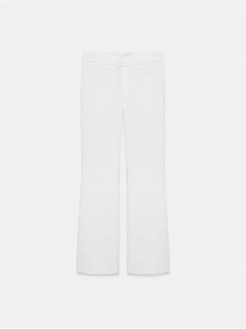 DILVIN Pantalon Évasé Taille Haute Avec Poches Blanc - Kiabi