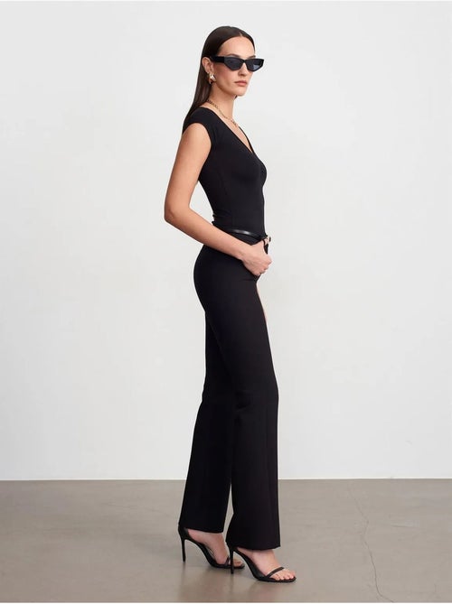 DILVIN Pantalon Évasé Taille Haute Avec Poches - Kiabi DILVIN Pantalon Évasé Taille Haute Avec Poches - Kiabi