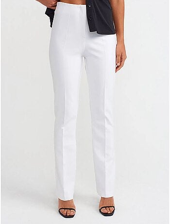 DILVIN Pantalon Évasé Taille Haute