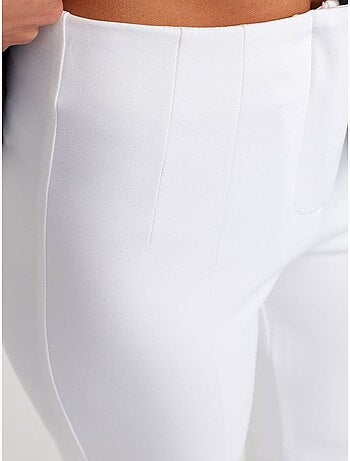 DILVIN Pantalon Évasé Taille Haute