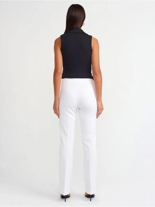DILVIN Pantalon Évasé Taille Haute - Kiabi DILVIN Pantalon Évasé Taille Haute - Kiabi