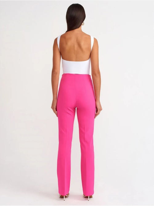 DILVIN Pantalon Évasé Taille Haute - Kiabi