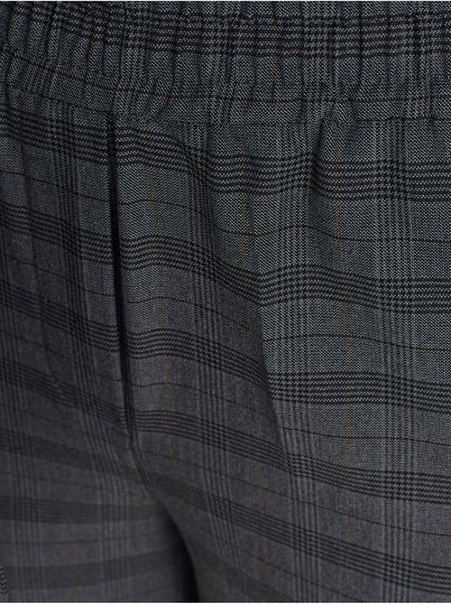 DILVIN Pantalon Femme Ample À Carreaux, Longueur Cheville - Kiabi