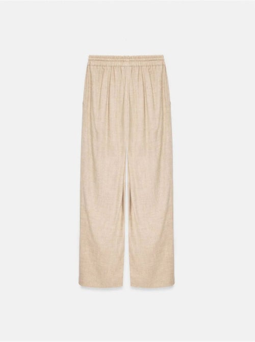DILVIN Pantalon Femme Ample En Tissu Tissé À Taille À Cordon - Kiabi DILVIN Pantalon Femme Ample En Tissu Tissé À Taille À Cordon - Kiabi