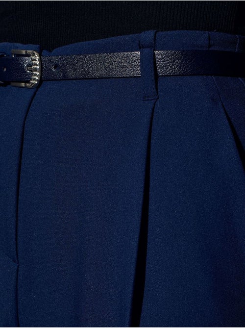 DILVIN Pantalon Femme Droit Avec Ceinture - Kiabi DILVIN Pantalon Femme Droit Avec Ceinture - Kiabi