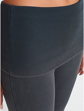 DILVIN Pantalon Femme En Jersey À Taille Haute Et Coupe Évasée