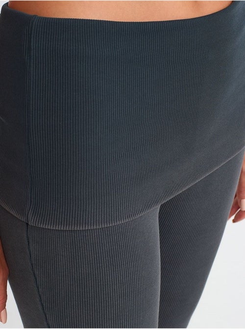 DILVIN Pantalon Femme En Jersey À Taille Haute Et Coupe Évasée - Kiabi DILVIN Pantalon Femme En Jersey À Taille Haute Et Coupe Évasée - Kiabi
