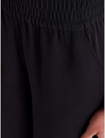 DILVIN Pantalon Femme Large En Crêpe