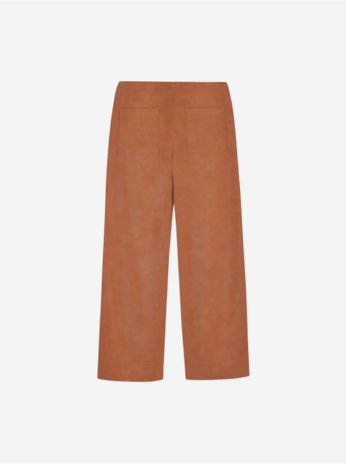 DILVIN Pantalon Femme Large En Simili Cuir À Taille Haute - Kiabi DILVIN Pantalon Femme Large En Simili Cuir À Taille Haute - Kiabi