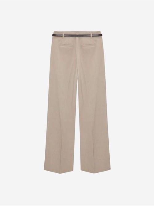 DILVIN Pantalon Femme Palazzo En Crêpe Avec Ceinture - Kiabi DILVIN Pantalon Femme Palazzo En Crêpe Avec Ceinture - Kiabi