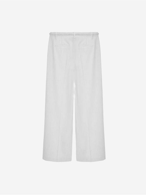 DILVIN Pantalon Femme Taille Haute À Jambe Large Et Ceinture - Kiabi DILVIN Pantalon Femme Taille Haute À Jambe Large Et Ceinture - Kiabi