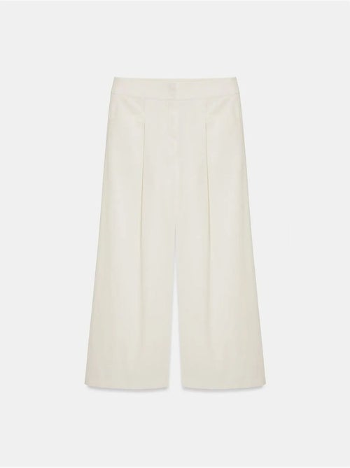 DILVIN Pantalon Femme Taille Haute À Jambe Large Et Plis - Kiabi DILVIN Pantalon Femme Taille Haute À Jambe Large Et Plis - Kiabi