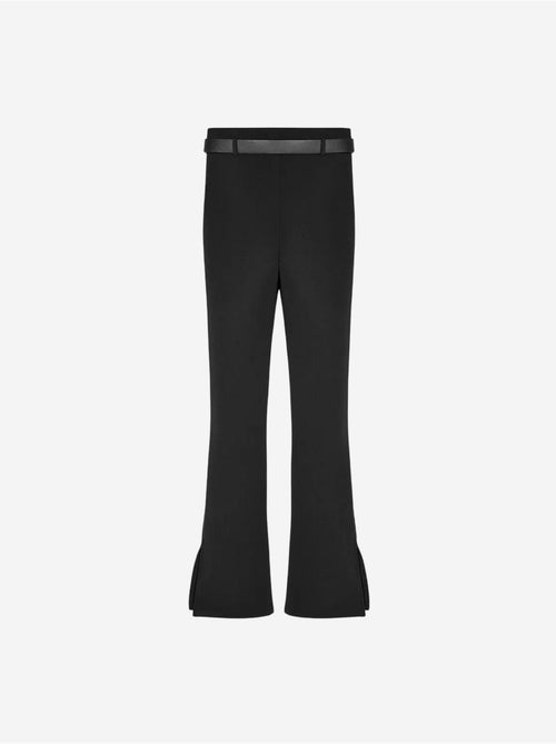 DILVIN Pantalon Flare Ajusté Avec Ceinture - Kiabi DILVIN Pantalon Flare Ajusté Avec Ceinture - Kiabi