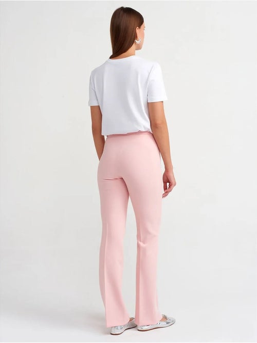 DILVIN Pantalon Flare Taille Haute - Kiabi DILVIN Pantalon Flare Taille Haute - Kiabi
