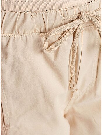 DILVIN Pantalon Jogger Droit En Popeline De Coton
