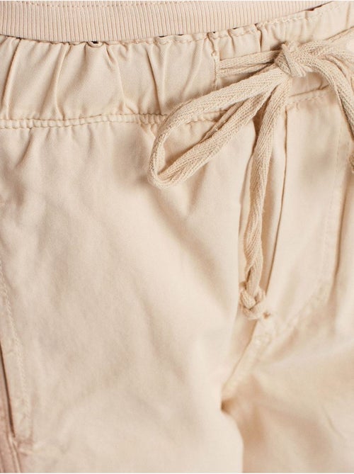 DILVIN Pantalon Jogger Droit En Popeline De Coton - Kiabi