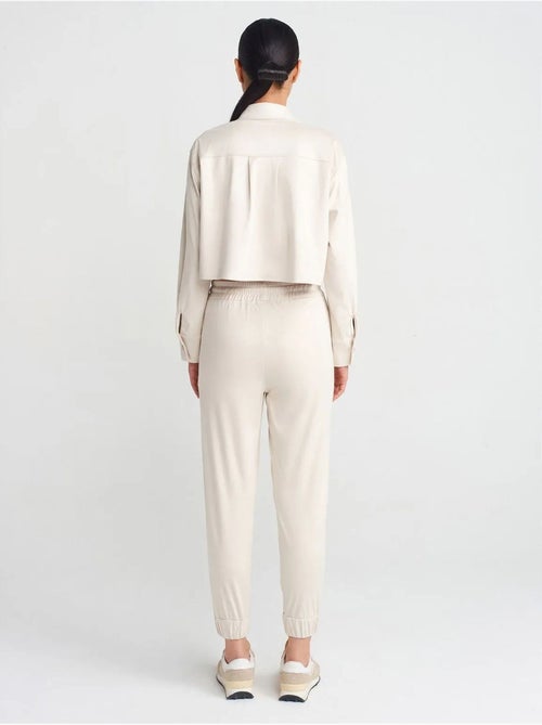 DILVIN Pantalon Jogger Effet Daim - Kiabi DILVIN Pantalon Jogger Effet Daim - Kiabi
