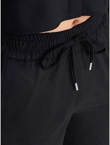 DILVIN Pantalon Jogger Effet Daim