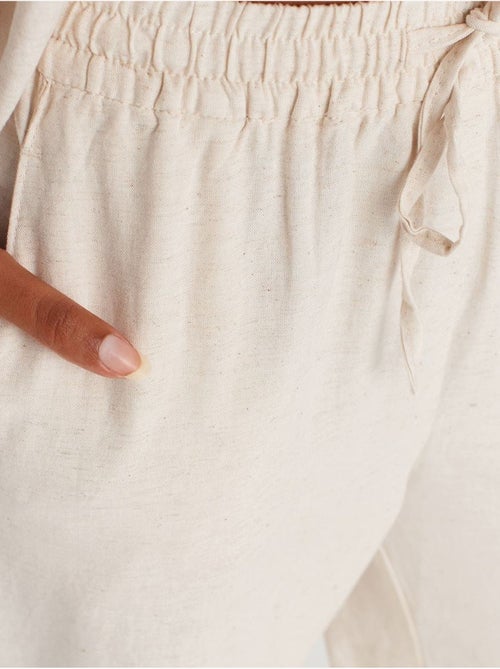 DILVIN Pantalon Large À Taille Coulissée - Kiabi DILVIN Pantalon Large À Taille Coulissée - Kiabi