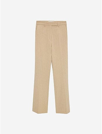 DILVIN Pantalon Large À Taille Haute