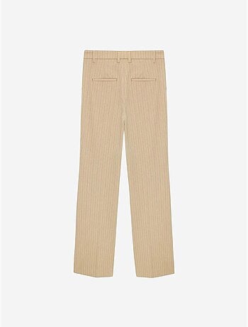 DILVIN Pantalon Large À Taille Haute